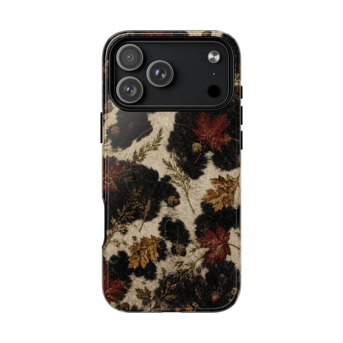 Fall Cowhide Magnetic Case