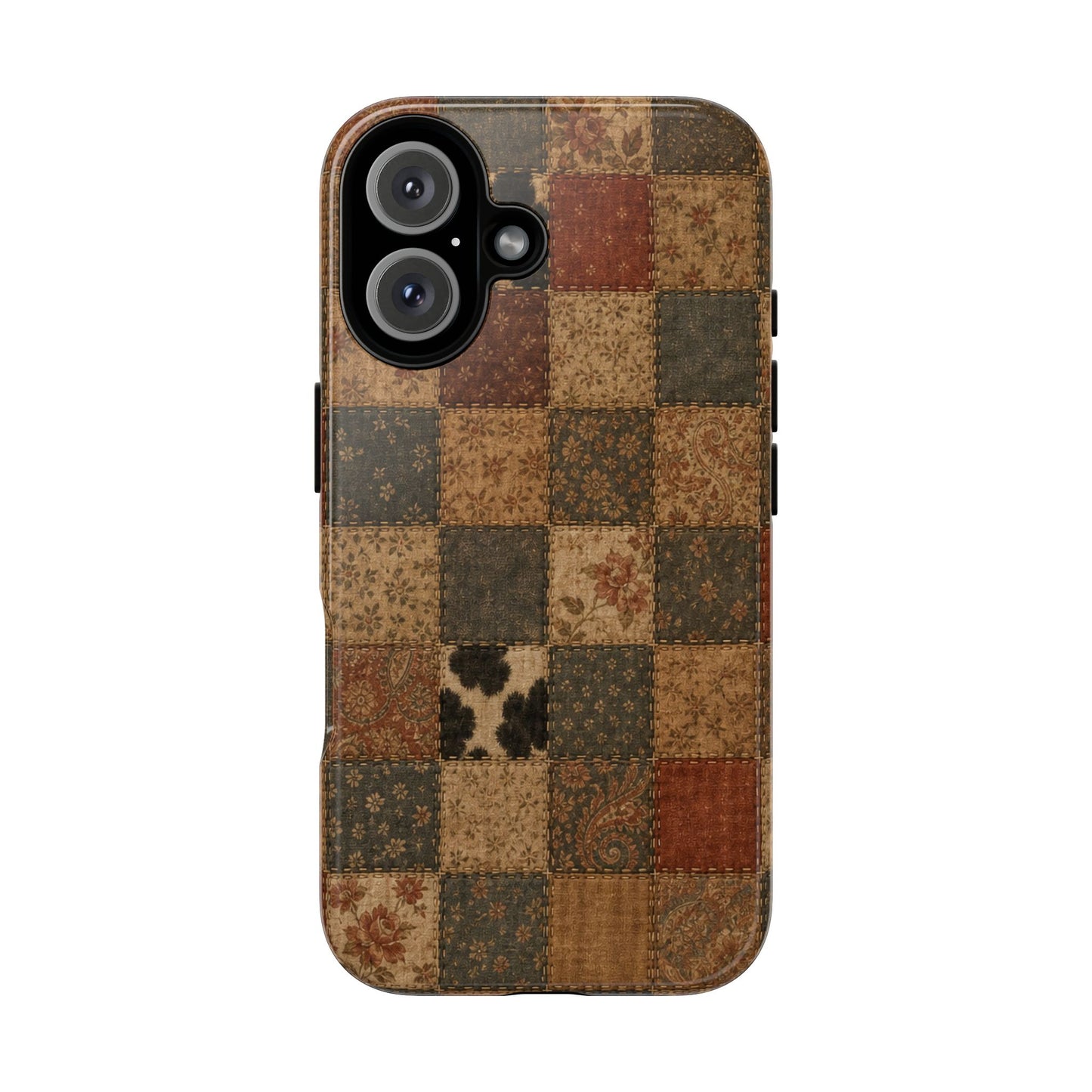 Rustic Patchwork Tough Case