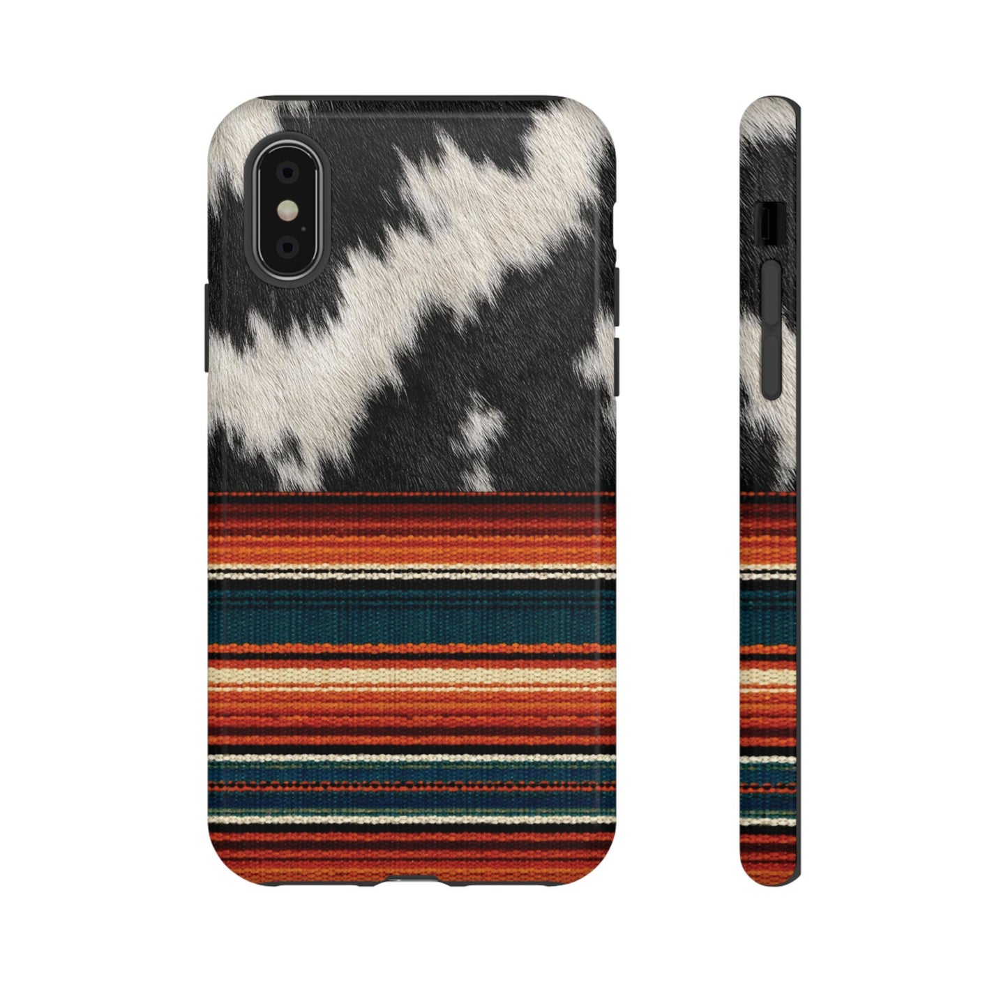 Cowhide + Serape Stripe Tough Case