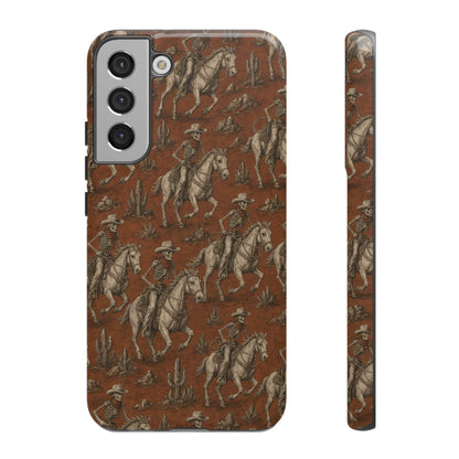 Skeleton Cowboy Ride Tough Case