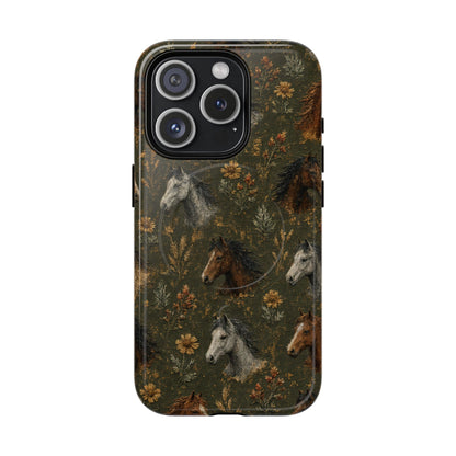Autumn Horses Magnetic Case