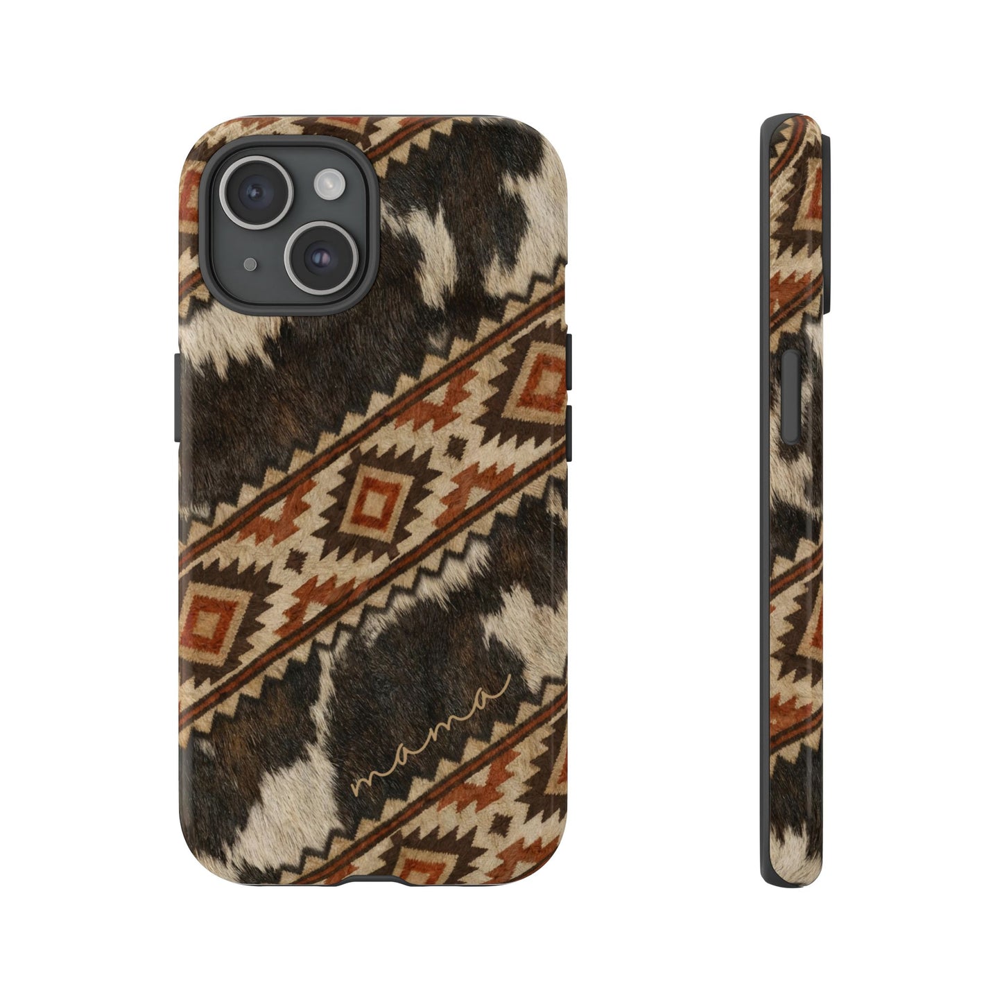 Cowhide Aztec Mama Tough Case