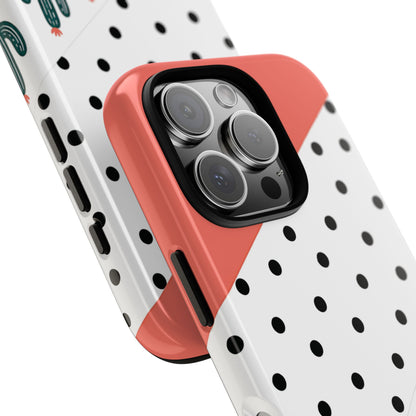 Polka Dot Cactus Tough Case