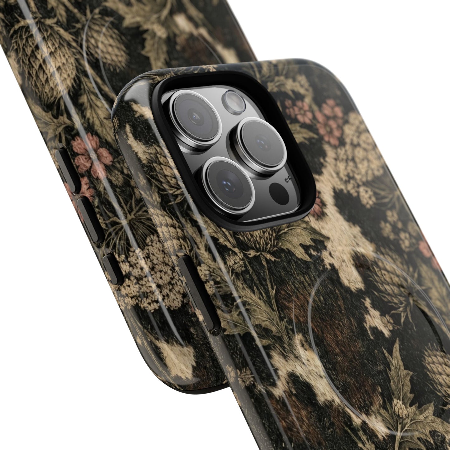 Cowhide Thistle Magnetic Case