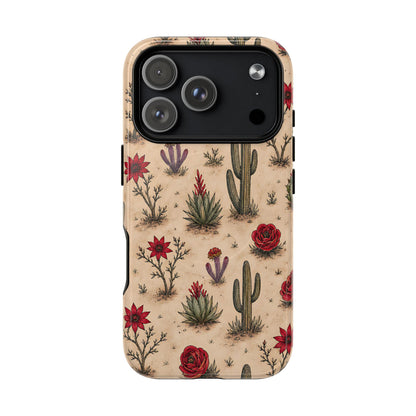 Red Bloom Desert Magnetic Case