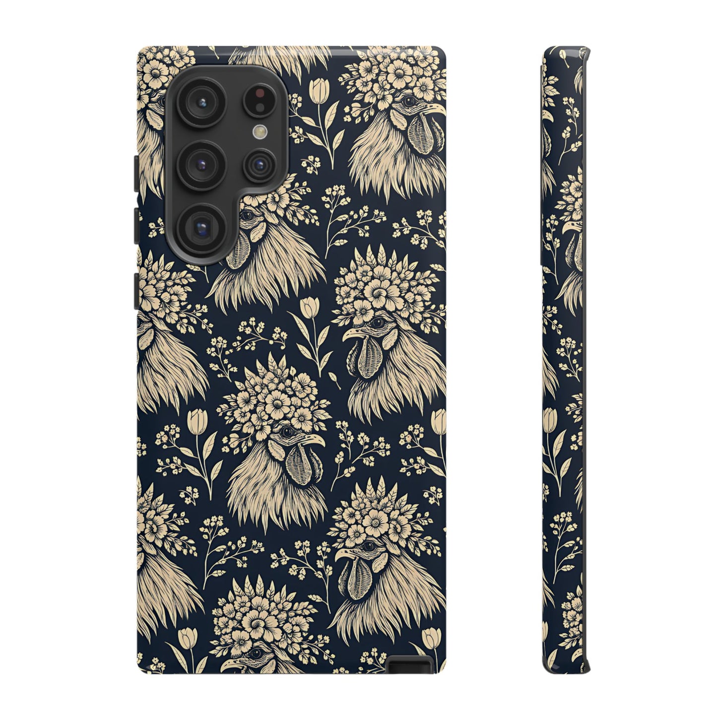 Floral Rooster Tough Case