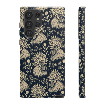 Floral Rooster Tough Case