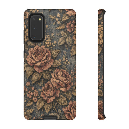 Denim Blooms Tough Case