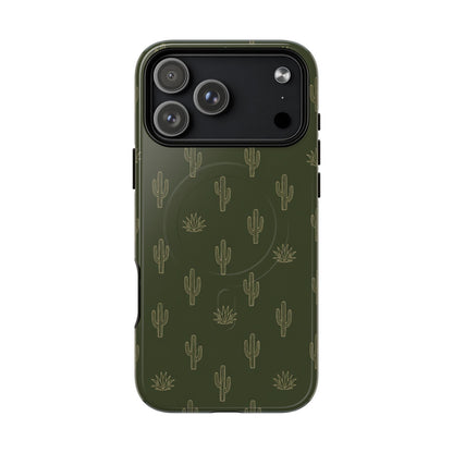 Green Cactus Magnetic Case