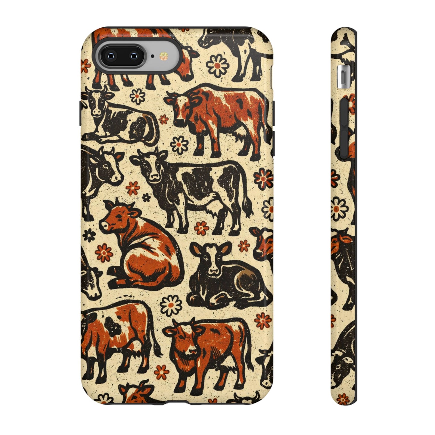 Retro Cows Tough Case