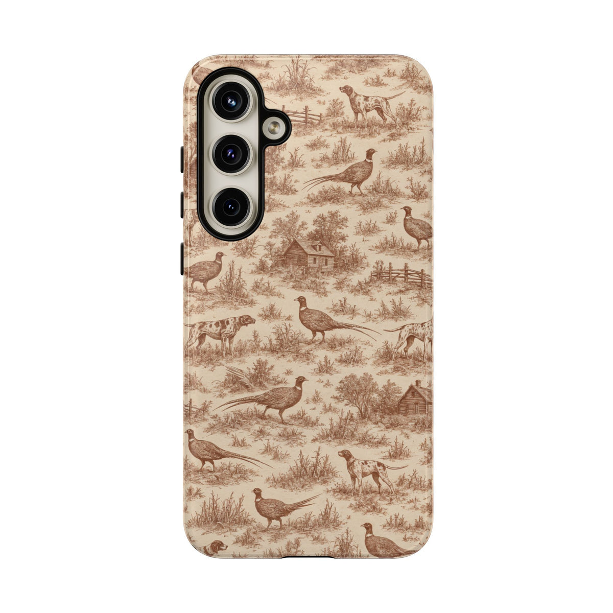 Pheasant Toile Tough Case