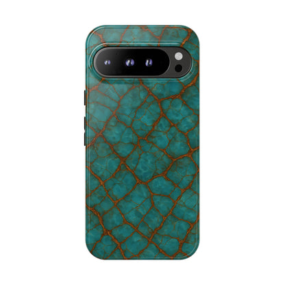 Cracked Jade Tough Phone Case