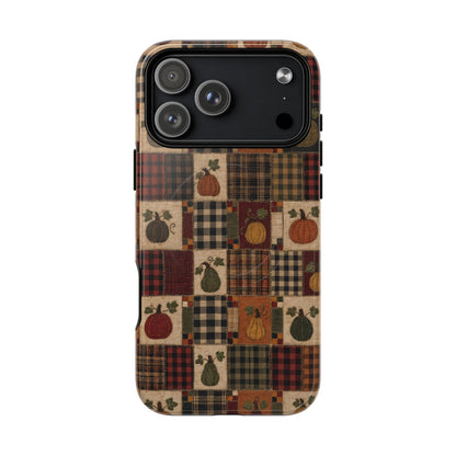 Plaid Pumpkin Magnetic Case