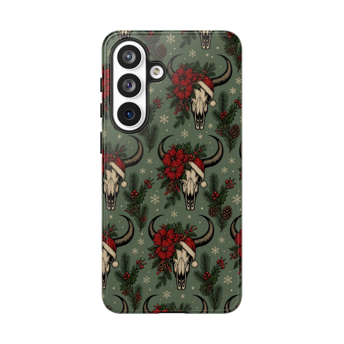 Santa Bull Skulls Tough Case
