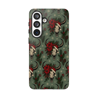 Santa Bull Skulls Tough Case