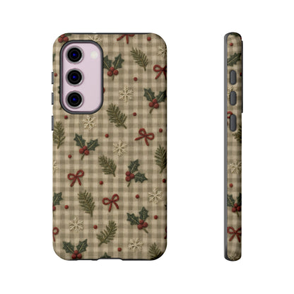 Gingham Holly Tough Case