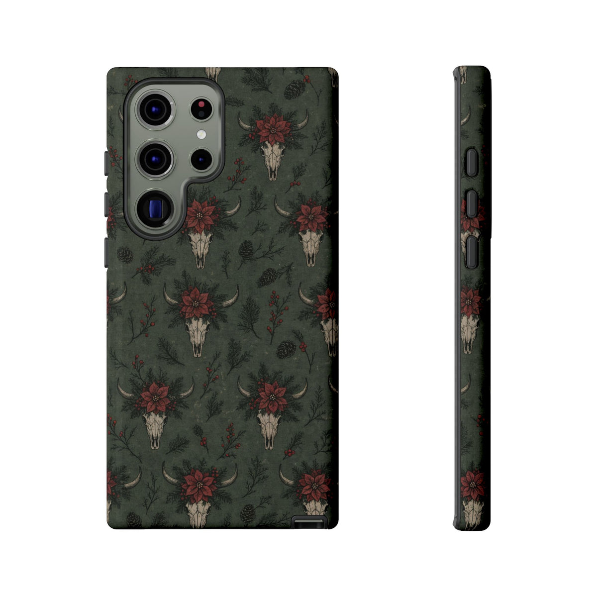 Inked Christmas Skull Tough Case