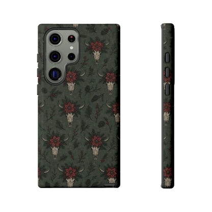 Inked Christmas Skull Tough Case
