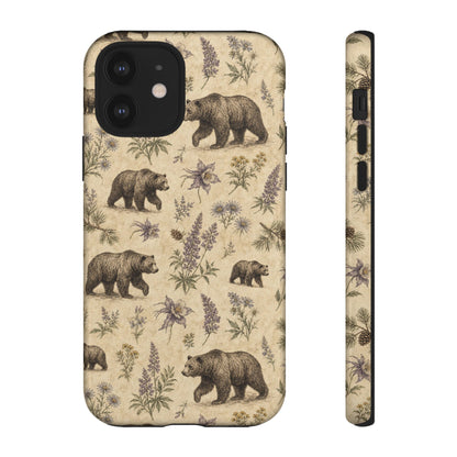 Floral Bear Tough Case