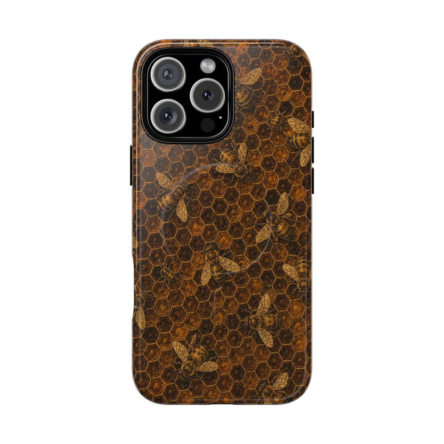 Golden Honeycomb Magnetic Case
