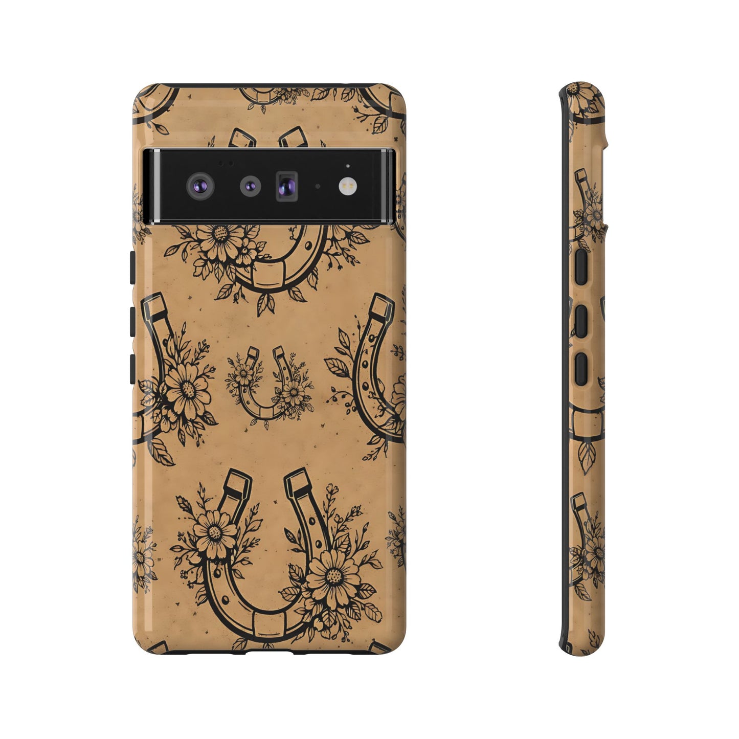 Floral Horseshoes Tough Case