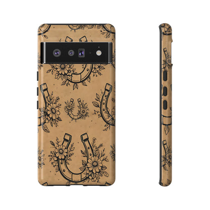 Floral Horseshoes Tough Case