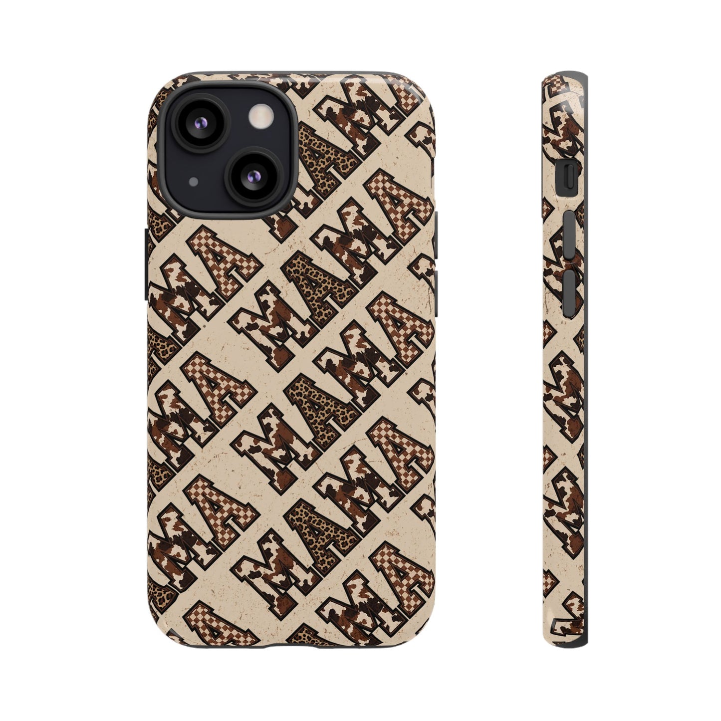 Grunge Cowhide Mama Tough Case