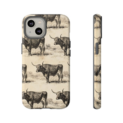 Vintage Longhorns Tough Case
