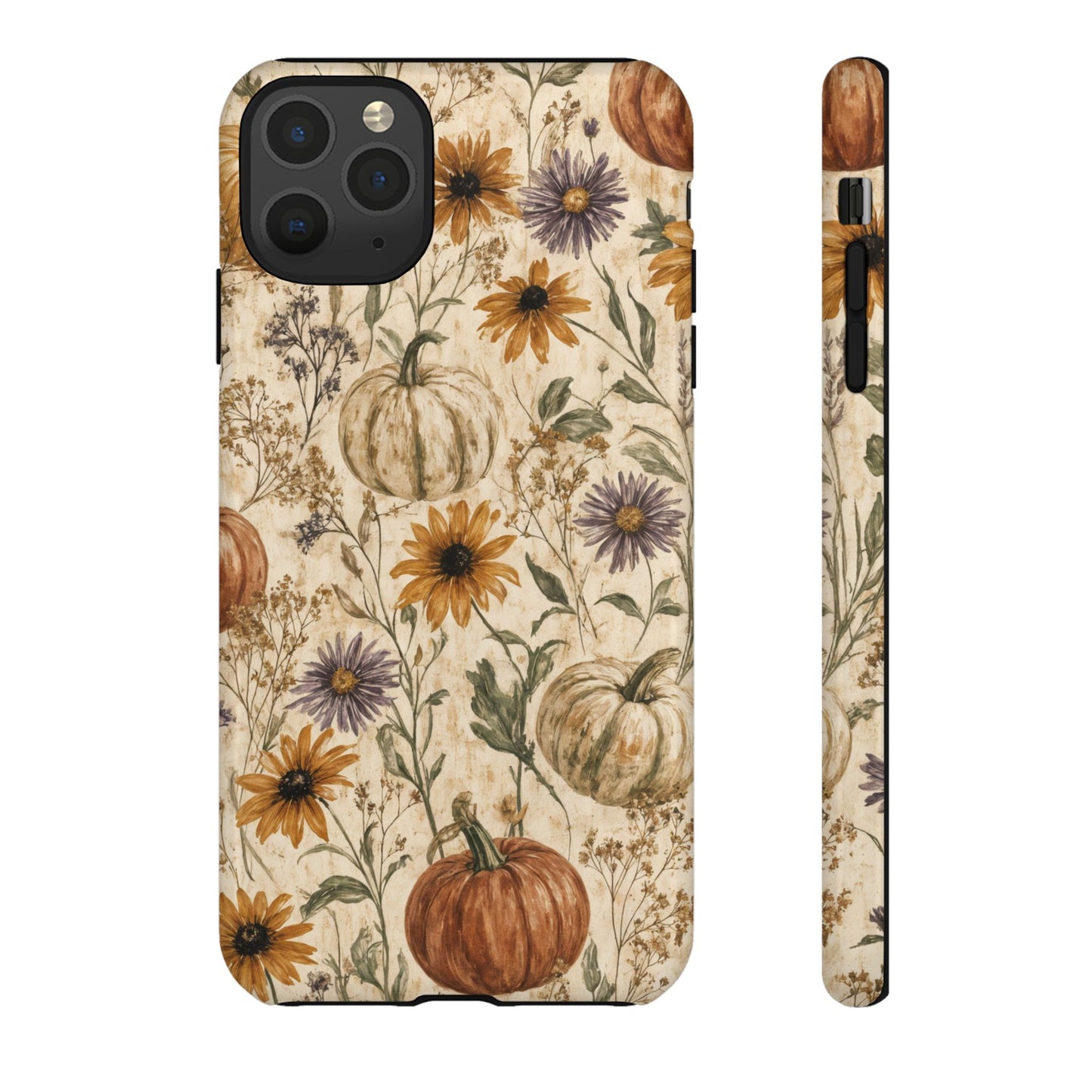 Pumpkin Wildflower Tough Case