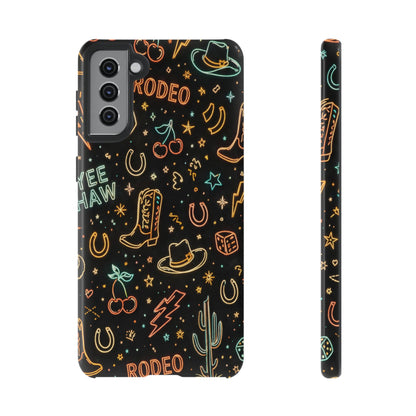 Retro Neon Rodeo Tough Case