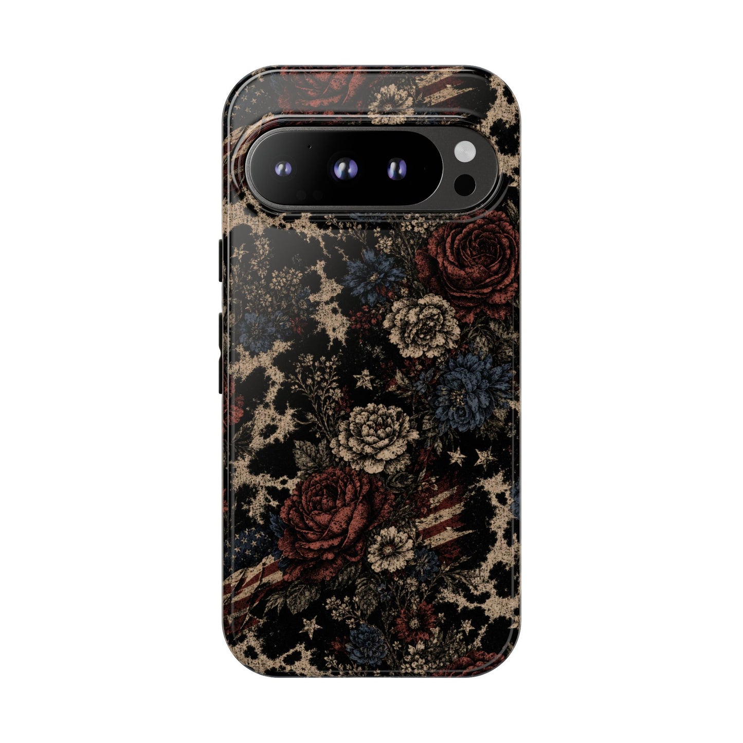 USA Cowhide Bloom Tough Case