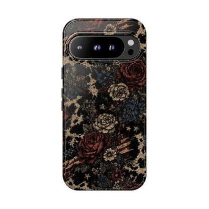 USA Cowhide Bloom Tough Case