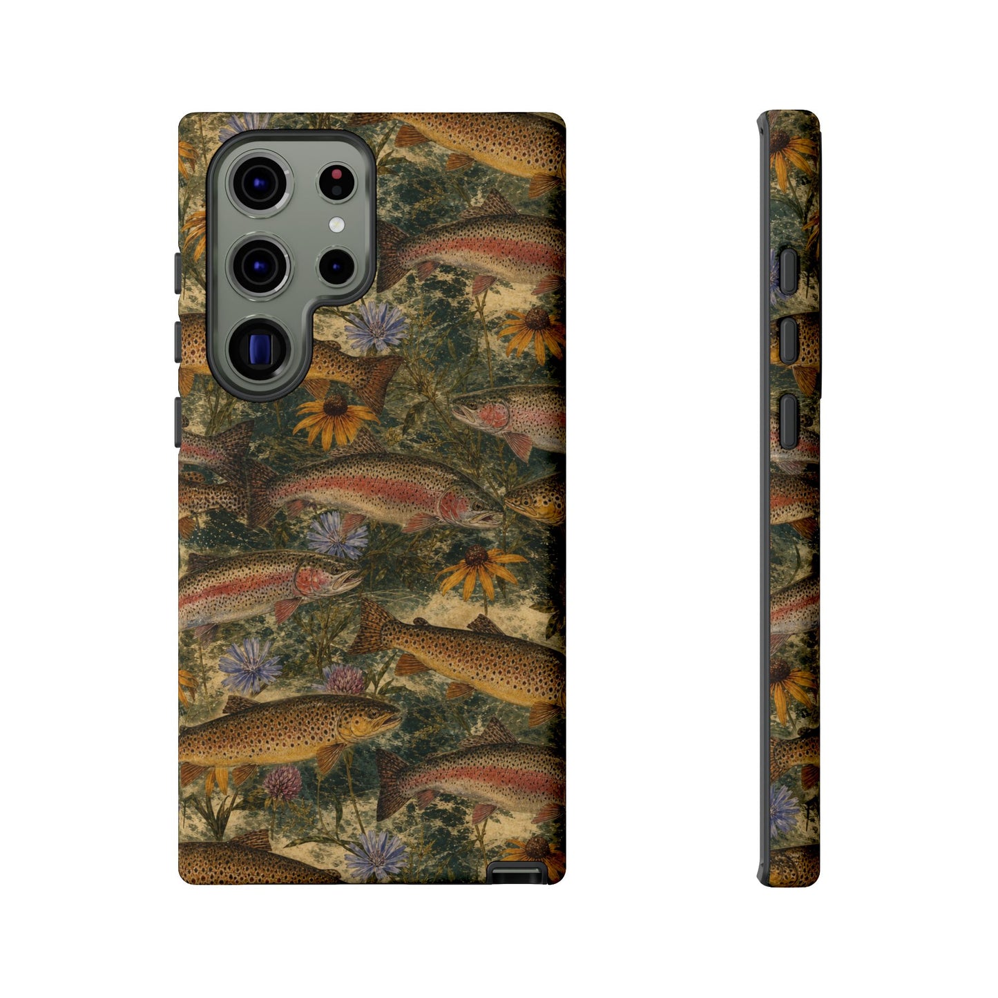 Floral Trout Tough Case