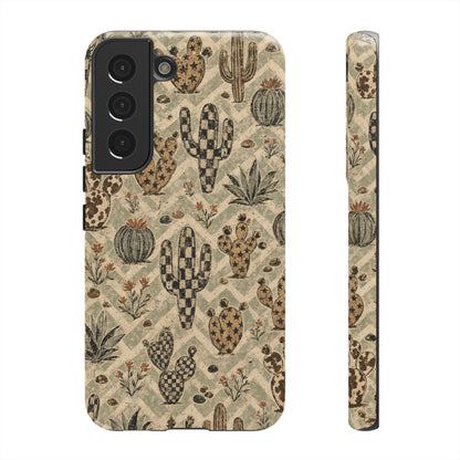 Checkered Cactus Tough Case