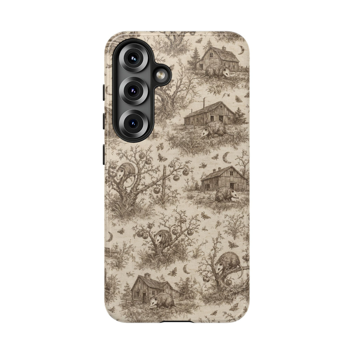 Opossum Toile Tough Case