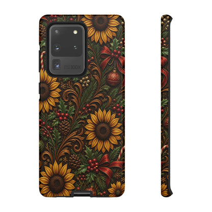 Christmas Sunflowers Tough Case