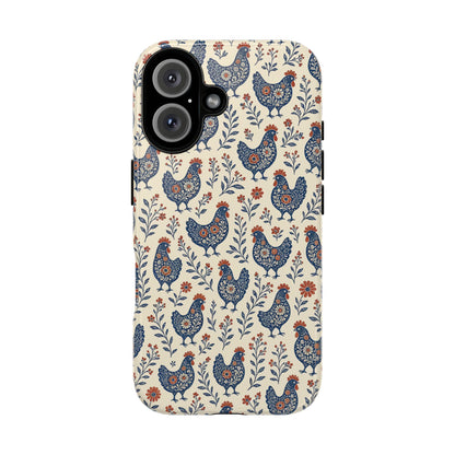 Folk Hens Tough Case