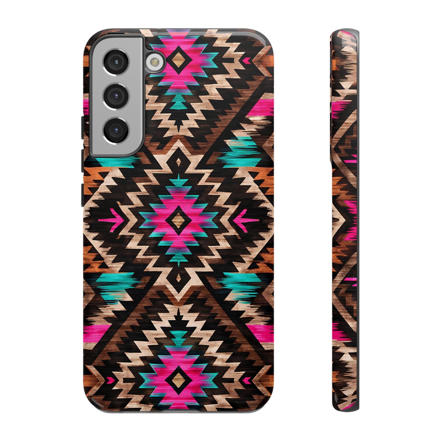 Neon Aztec Rug Tough Case
