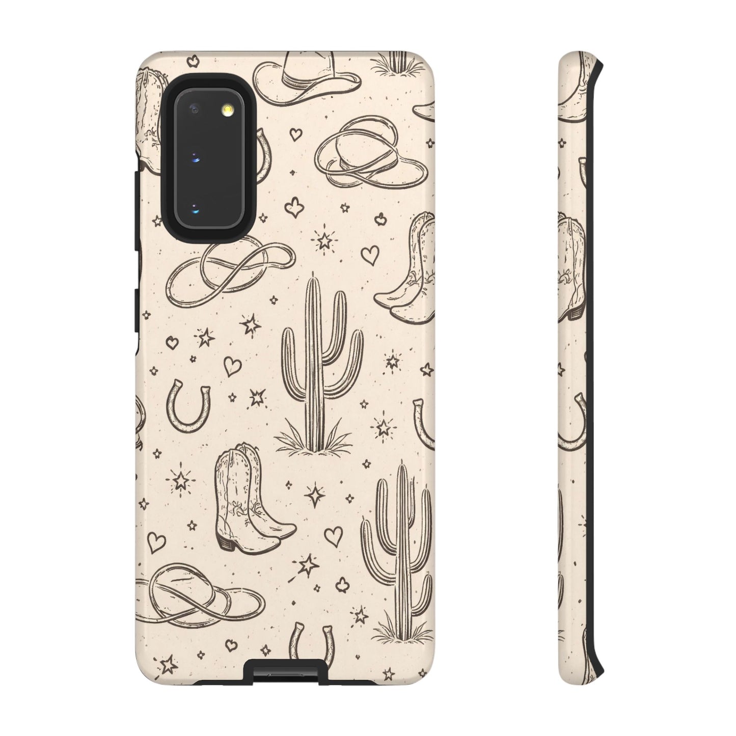 Cowgirl Doodles Tough Case