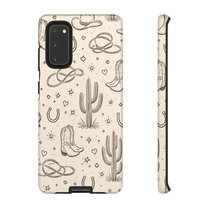 Cowgirl Doodles Tough Case