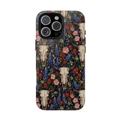 Floral Skull Tough Case