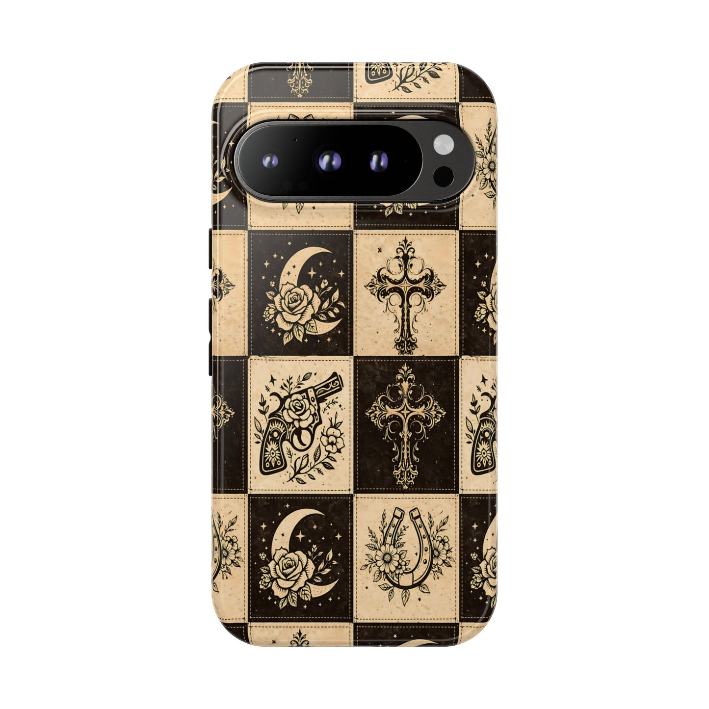 Western Patchwork Icons Tough Case