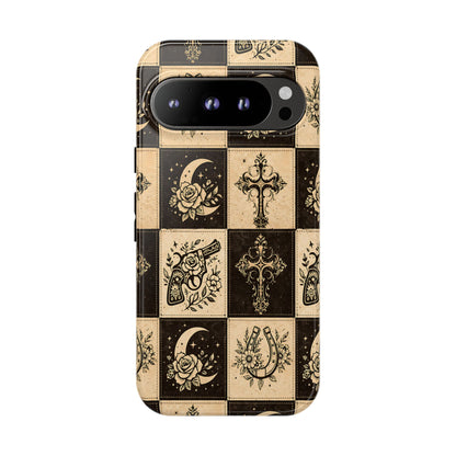 Western Patchwork Icons Tough Case