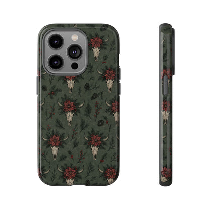 Inked Christmas Skull Tough Case