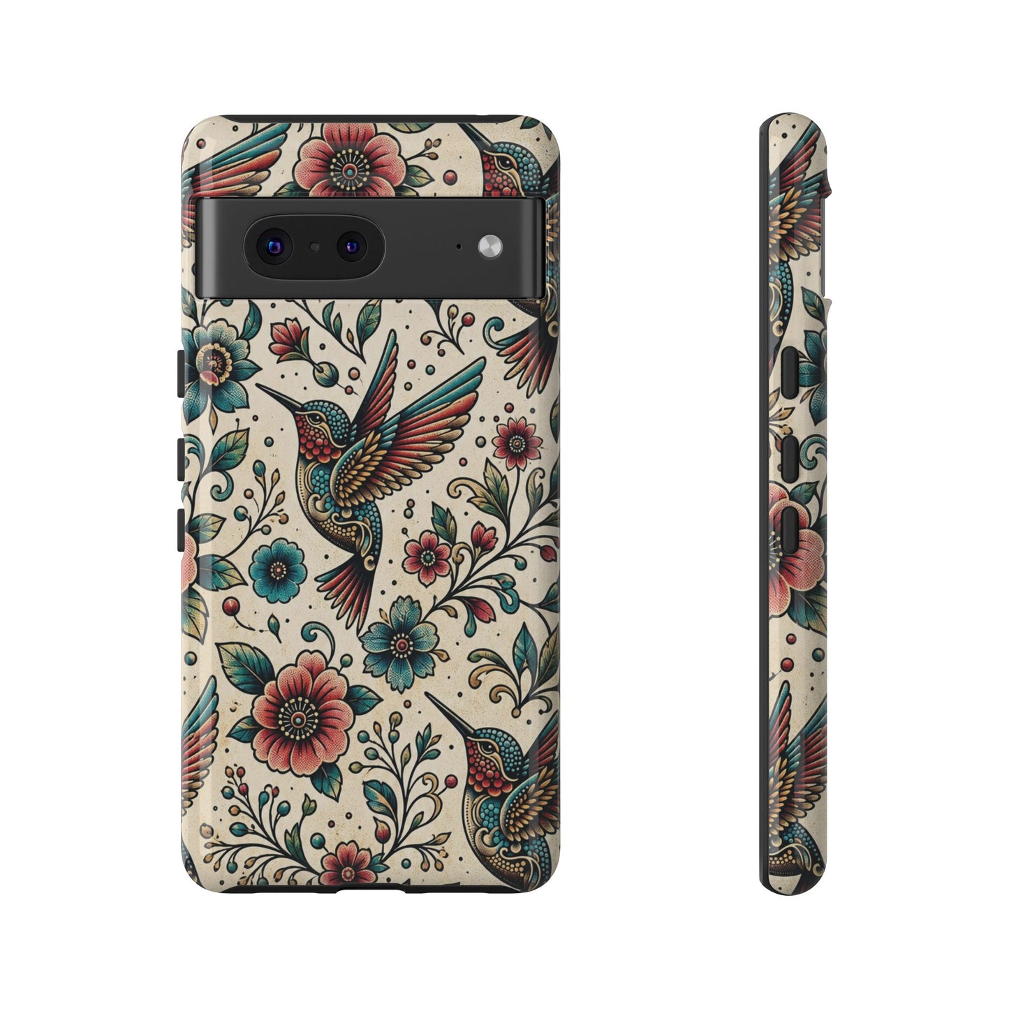 Retro Hummingbird Tough Case