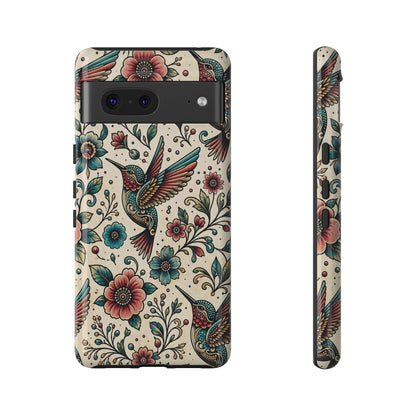 Retro Hummingbird Tough Case