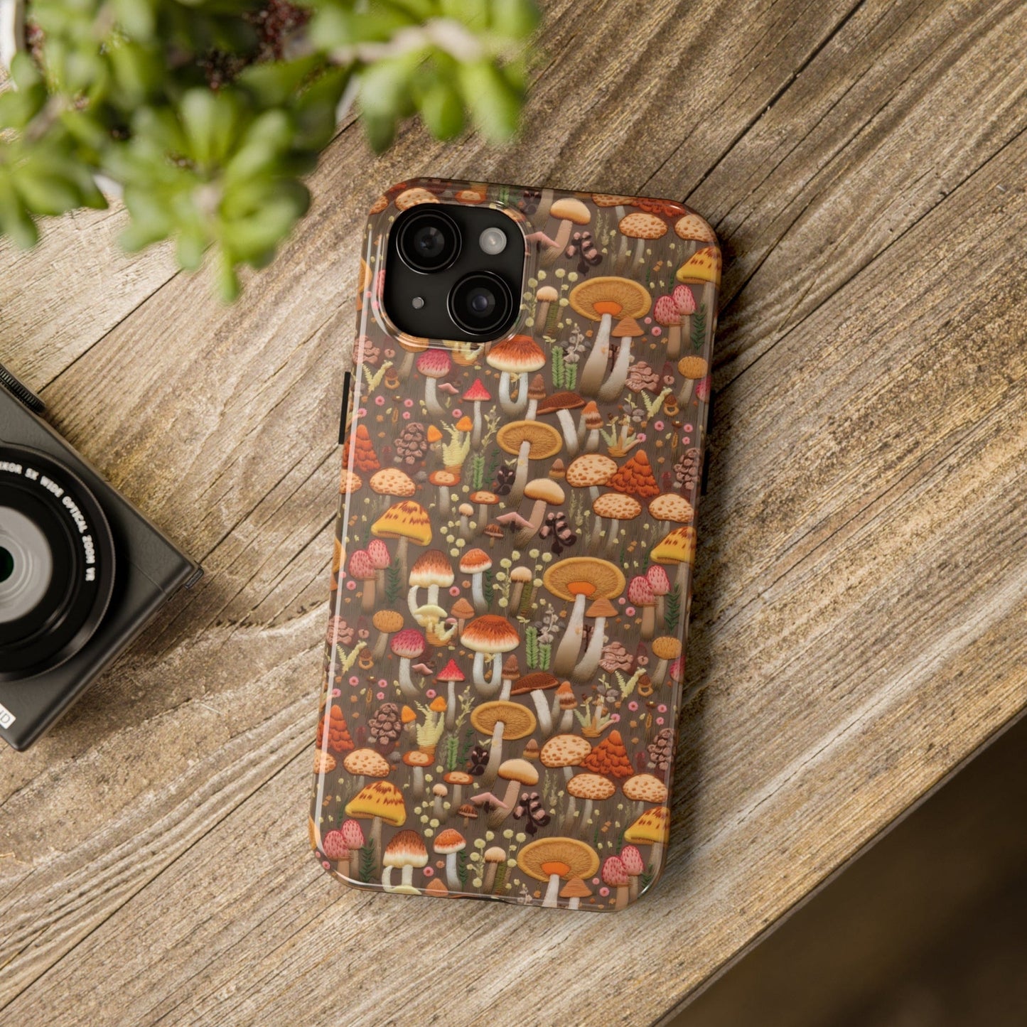 Orange Mushroom Phone Case