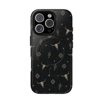 Midnight Longhorn Magnetic Case