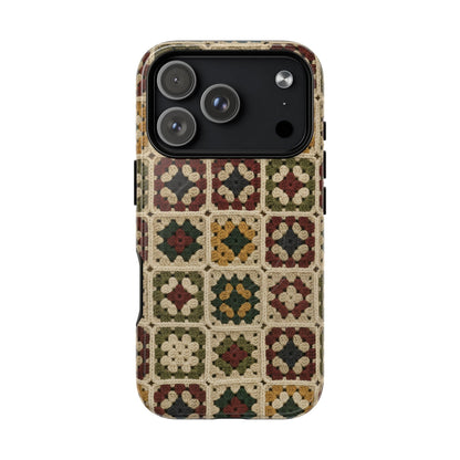 Christmas Granny Square Magnetic Case