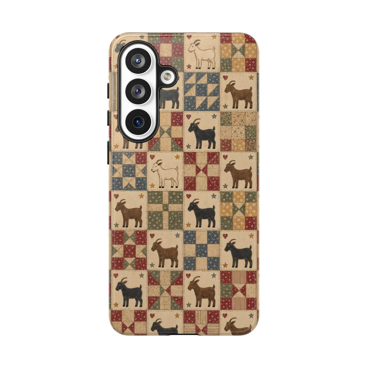 Goat Quilt Tough Case